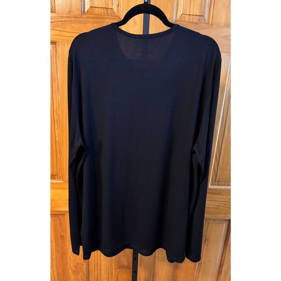 Free Country MicroTech Heat Long Sleeve Shirt SMALL Black Performance - NEW - Picture 6 of 6